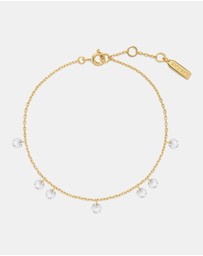 Ania Haie - Ania Haie Gold Droplet Station Bracelet