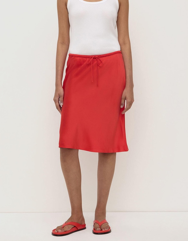 Assembly Label - Pippa Silk Knee Length Skirt