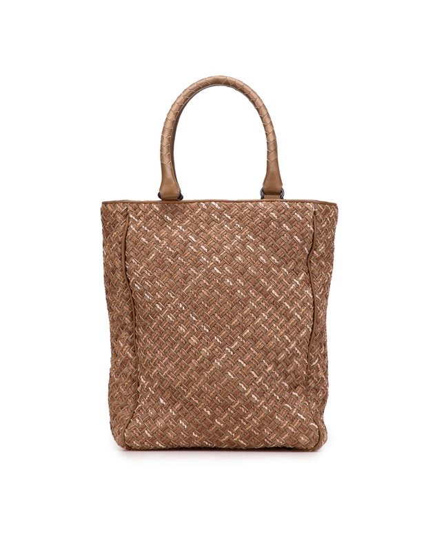Pre-Loved by Azura Reborn - Pre-Loved Calfskin Intrecciato Paglia Tote