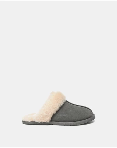 EVERAU - EverAU Ugg Rosa Slipper Suede Cow Suede Upper House Shoes