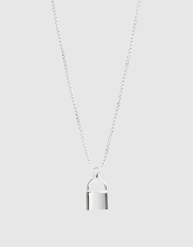 Najo - Love Lock Silver Pendant (45cm + 5cm ext)