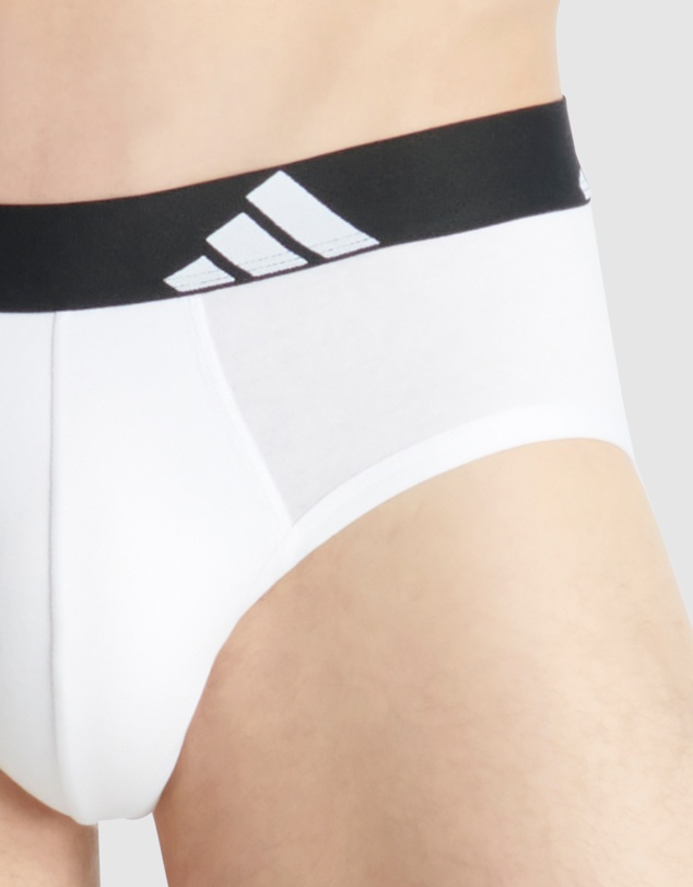 adidas Sportswear - 3 Pack Active Flex Cotton Brief Underwear