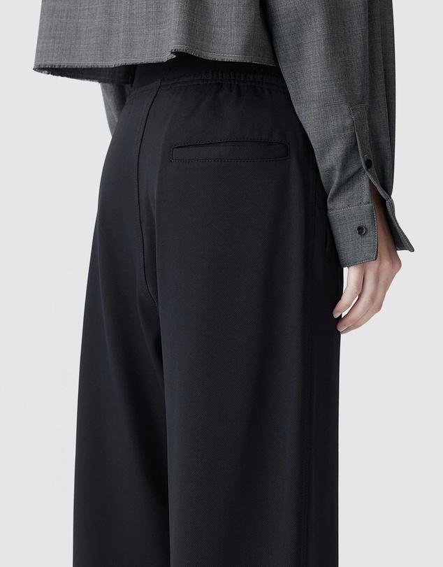 Bassike - Elastic Detail Twill Pants