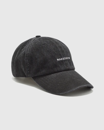 Nakedvice - The Essentials Black Denim Cap