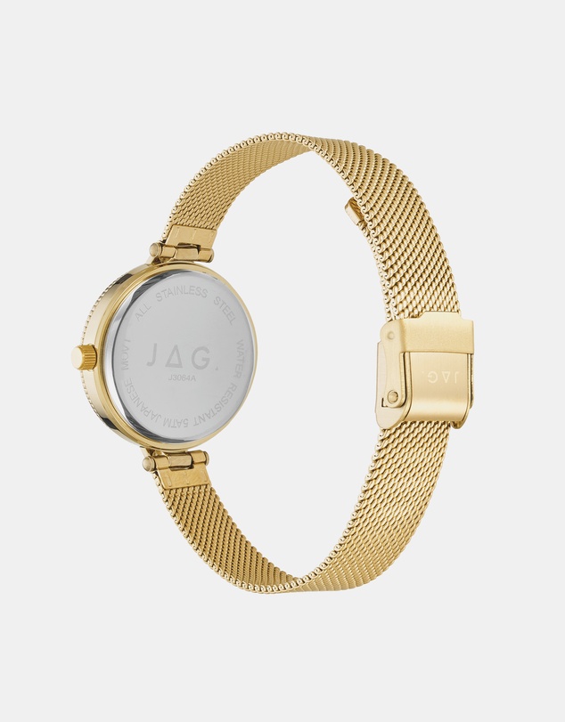 Jag - Maddy Womens Green Dial 31mm Gold Watch