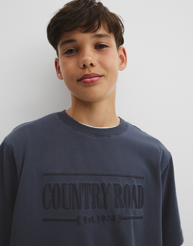 Country Road - Teen Australian Cotton Heritage Oversized T-shirt