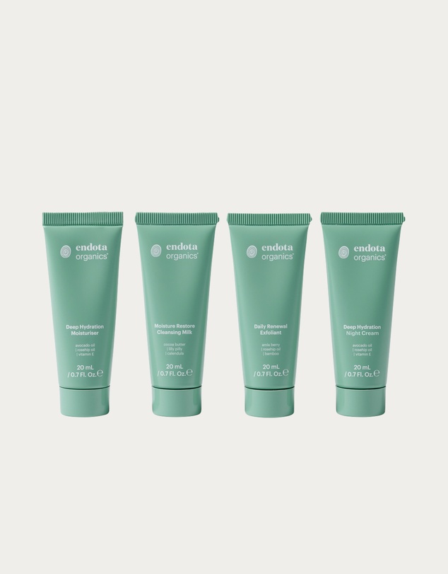 Endota - organics hydration mini skincare kit