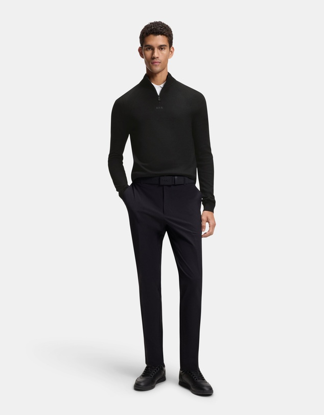 BOSS - KN_Tour Seamless QZ Knitwear
