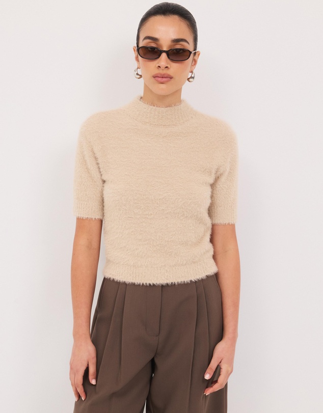 Calli - Rae Turtleneck Knit Tee
