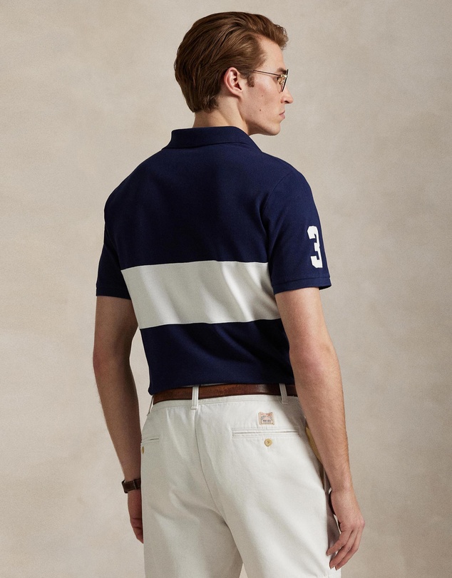 Polo Ralph Lauren - Custom Slim Fit Big Pony Mesh Polo Shirt