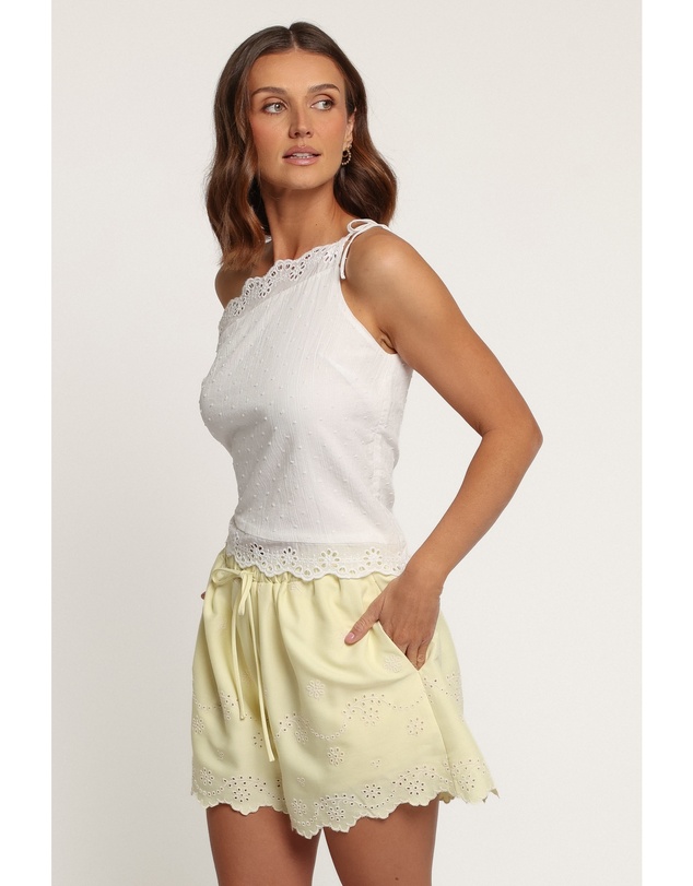 Petal & Pup - Bellamy One Shoulder Asymmetrical Top - White