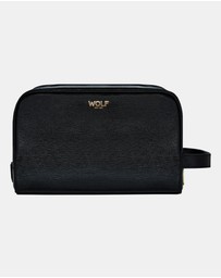 Wolf - Wolf W Logo Washbag Black