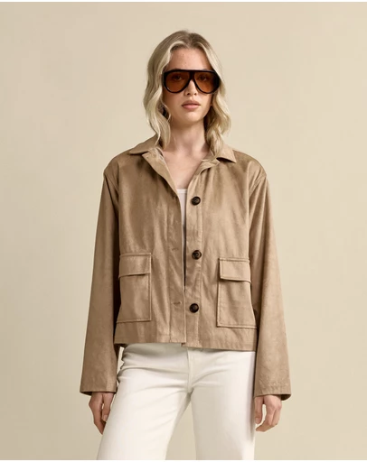 MVN - Faux Suede Jacket