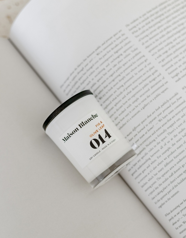 Maison Blanche - 014 Fig & Olive Leaf- Small Candle