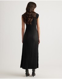 Decjuba - Taylor Tie Waist Maxi Dress
