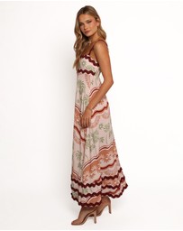 Petal & Pup - Briella Maxi Dress - Palm Tree Print