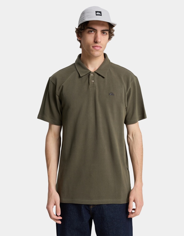 Quiksilver - Mens Mw Pique Polo Short Sleeve Shirt