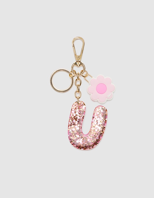 Seed Heritage - Pink Stripe Initial Keyring