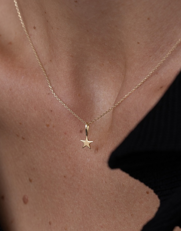 Luna Rae - Solid Gold - Litte Star Necklace