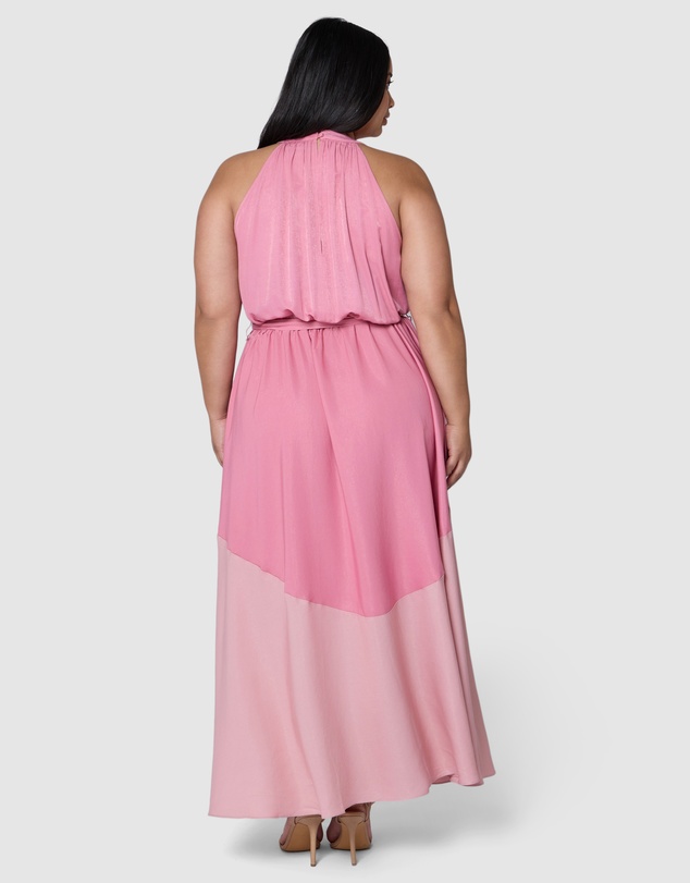 Pink Dusk by Curve Project - Tempted Maxi Dress