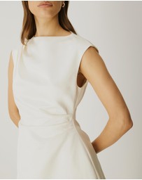 Atmos&Here - Rosie Structured Satin Mini Dress