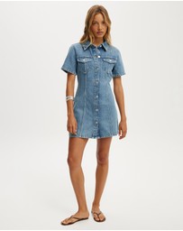 Cotton On - Denim Shirt Dress