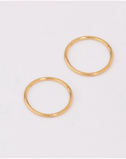 Lovisa - Gold Plated Titanium Fine Sleeper Earrings 8mm