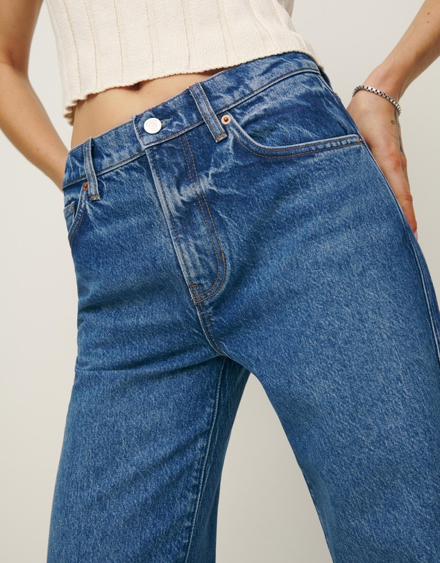 Reformation - Val 90s Mid Rise Straight Jeans