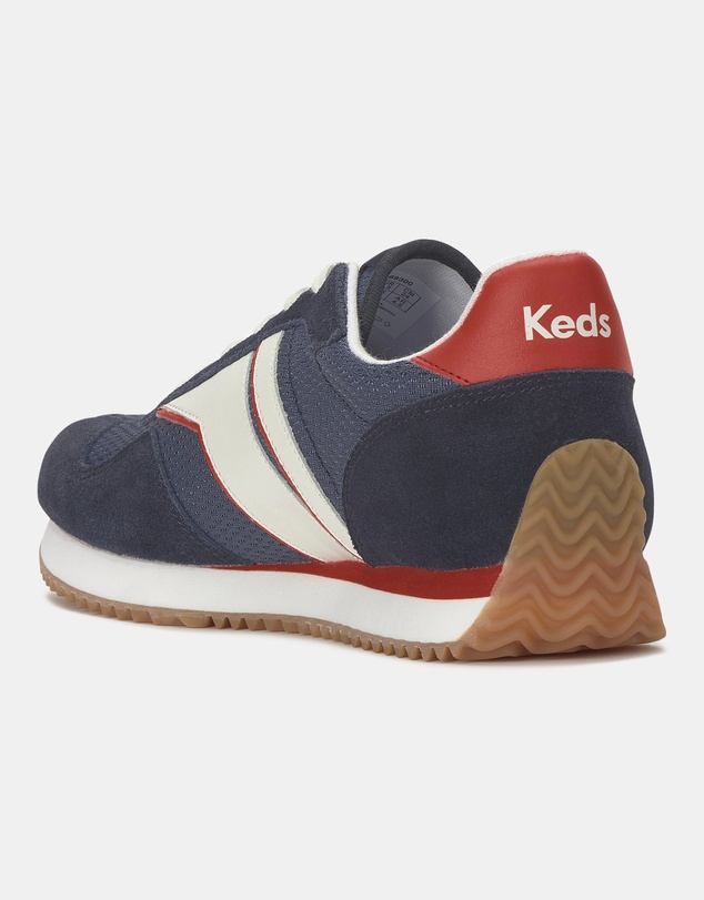 Keds - Rena Nylon/Suede Blue/White/Red