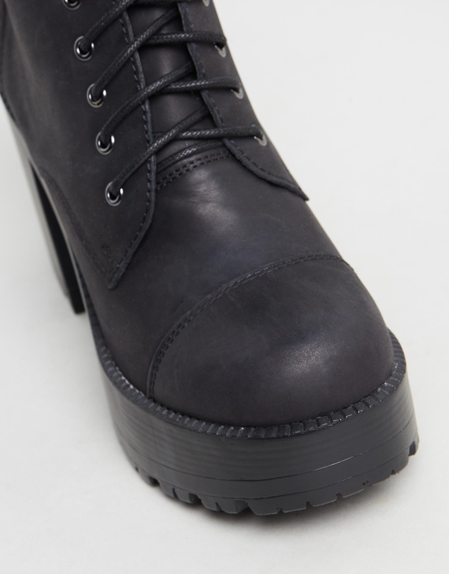 ROC Boots Australia - Pampas Leather Platform Ankle Boots