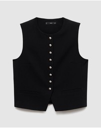 M.N.G - Suit Waistcoat With Buttons