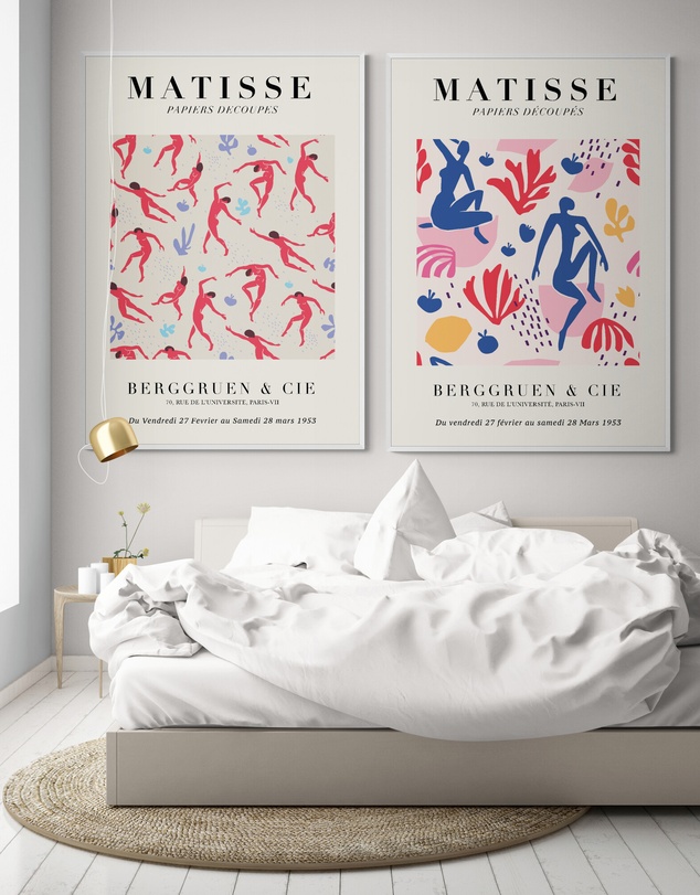 Inka Arthouse - The Dancers Set of 2 by Henri Matisse Art Print