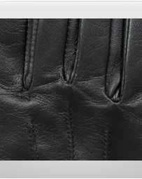 DENTS - Touchscreen 3 Point Silk-Lined Leather Gloves with Buttons