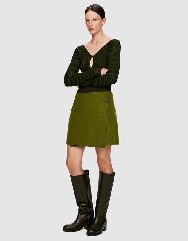 ARKET - Double Wool-Blend Skirt