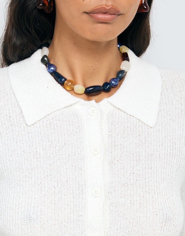 AERE - Asha Textured Knit Cardigan