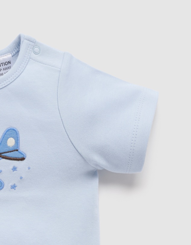 Purebaby - Short PJ Set-Kids-Babies