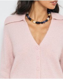AERE - Pia Brushed Knit Cardigan
