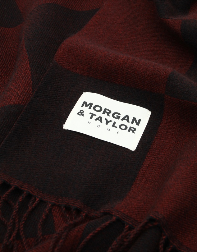 Morgan & Taylor - Checkmate Soft Touch Throw Blanket in Black