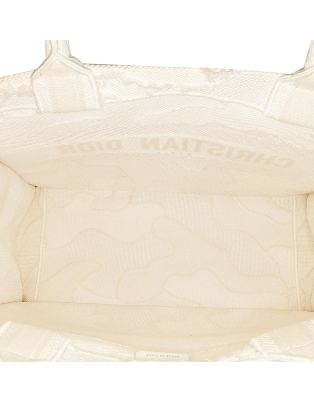 Pre-Loved by Azura Reborn - Pre-Loved dior Dior Book Tote Bag in Beige Canvas