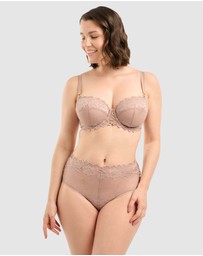 Sans Complexe - Arum Prima Mid Rise Sheer Stretch Lace Brief