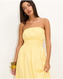 Dazie - Heatwave Strapless Maxi Dress