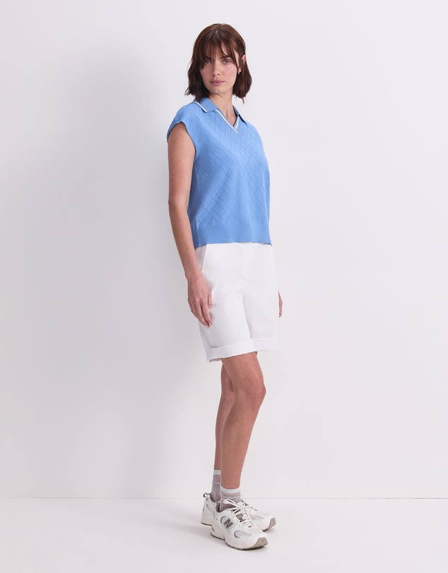 Sportscraft - Maxine Milano Argyle Knit Top