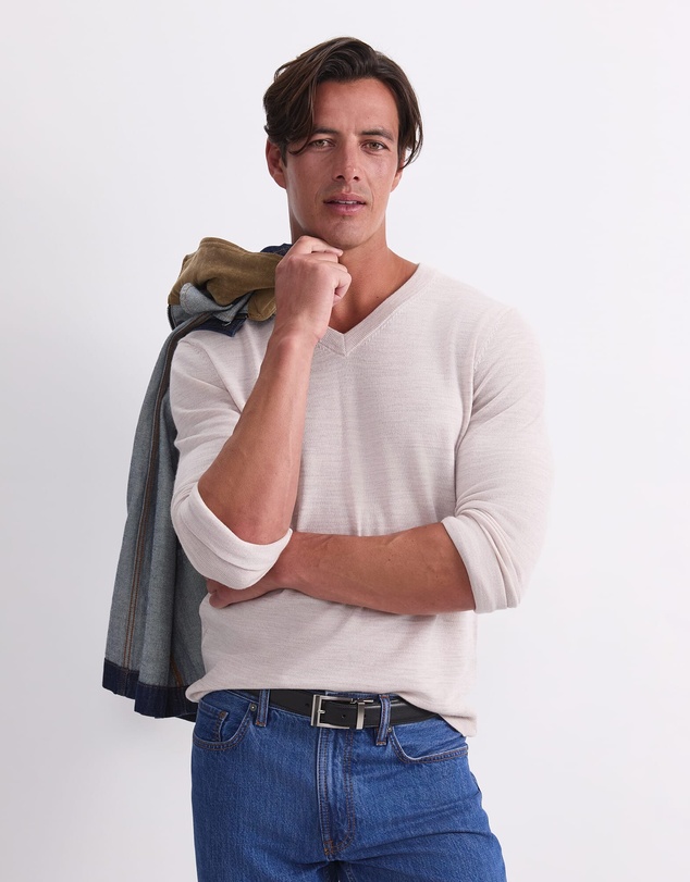 Sportscraft - Merino V Neck Knit
