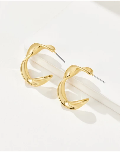 Mestige - Formation Earrings - 18K Gold Plated