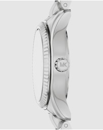 Michael Kors - Lexington Silver Tone Analogue Watch