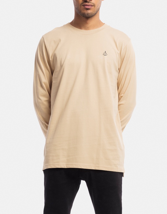 Stock & Co. - Stock & Co Anchor Embroidery Long Sleeve Tee