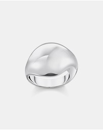 THOMAS SABO - Ring in organic drop-shape silver