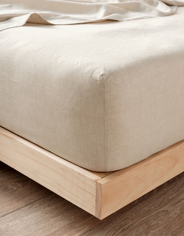 Linen House - Nimes Pure Linen Fitted Sheet