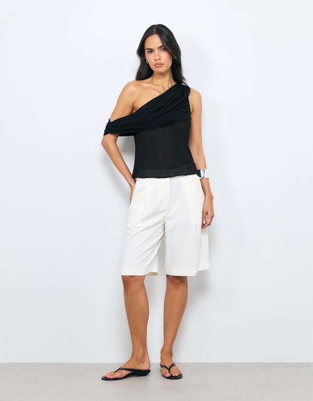 AERE - Florence One Shoulder Top