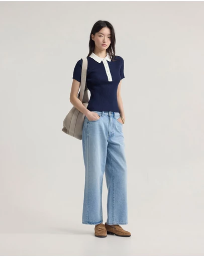 Oxford - Monique Rib Polo Knit